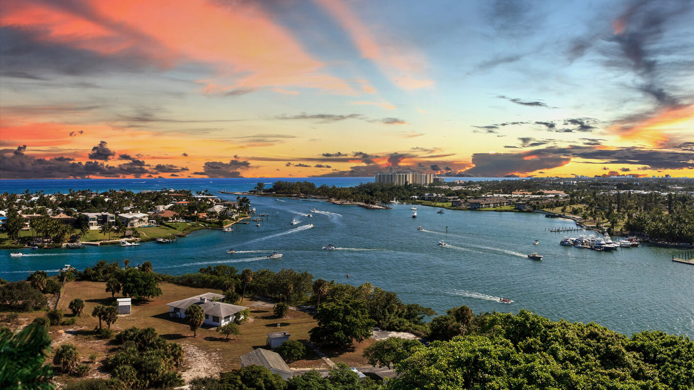 Sunset at Jupiter Beach, Florida